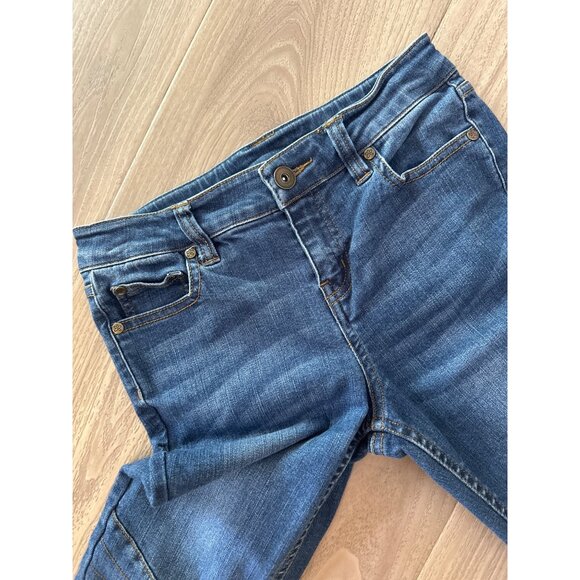 Matilda Jane Tween Line 435 Girls Moto Style Blue Denim Skinny Jeans Size 12 - Picture 3 of 5